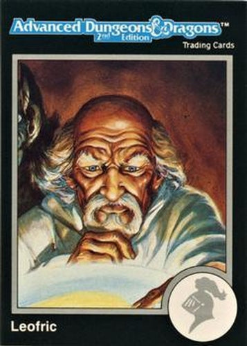 #587 Leofric - 1991 TSR Advanced Dungeons & Dragons - Silver