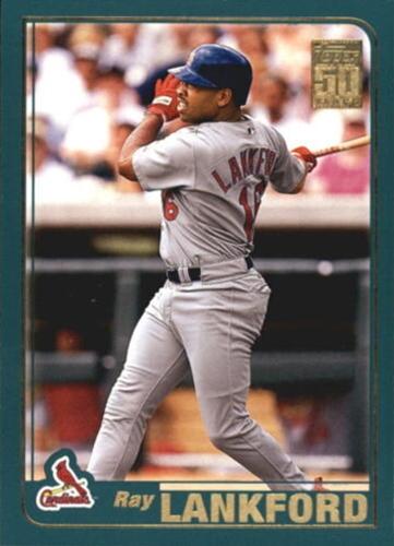 #588 Ray Lankford - St. Louis Cardinals - 2001 Topps Baseball