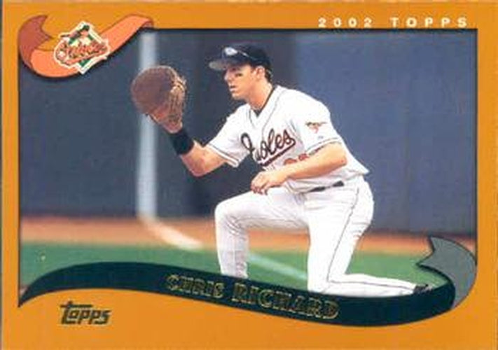 #588 Chris Richard - Baltimore Orioles - 2002 Topps Baseball