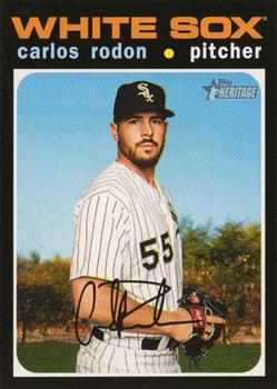 #588 Carlos Rodon - Chicago White Sox - 2020 Topps Heritage Baseball