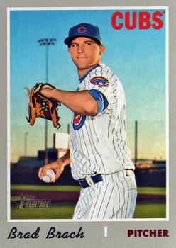 #588 Brad Brach - Chicago Cubs - 2019 Topps Heritage Baseball