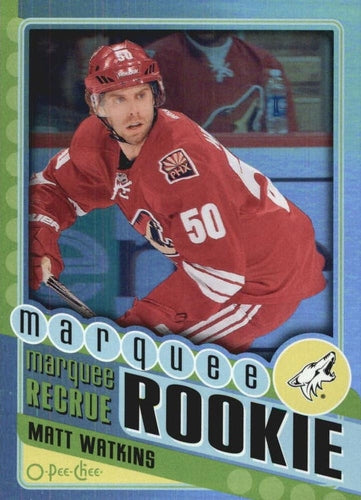 #588 Matt Watkins - Phoenix Coyotes - 2012-13 O-Pee-Chee - Rainbow Hockey