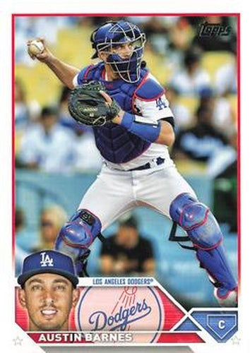 #588 Austin Barnes - Los Angeles Dodgers - 2023 Topps Baseball