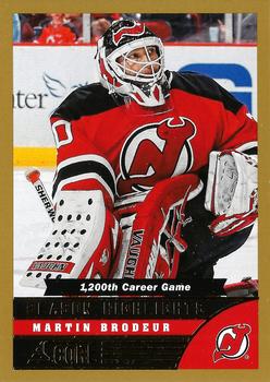 #588 Martin Brodeur - New Jersey Devils - 2013-14 Score - Gold Hockey