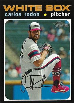 #588b Carlos Rodon - Chicago White Sox - 2020 Topps Heritage Baseball