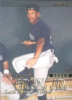 #589 Jose Cruz Jr. - Seattle Mariners - 1997 Fleer Baseball
