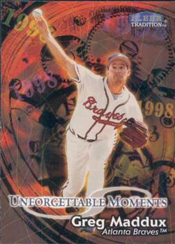 #589 Greg Maddux - Atlanta Braves - 1998 Fleer Tradition Baseball