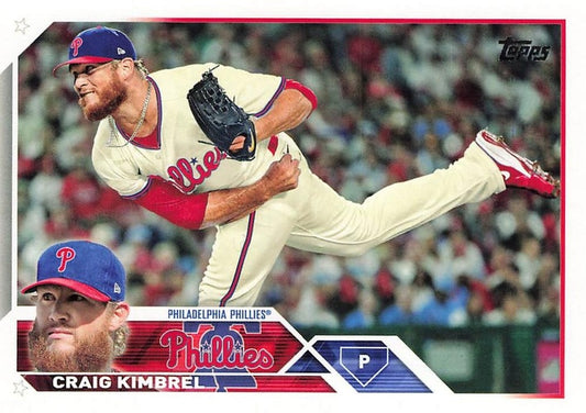 #589 Craig Kimbrel - Philadelphia Phillies - 2023 Topps Baseball