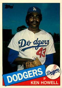 #58T Ken Howell - Los Angeles Dodgers - 1985 Topps Traded Baseball