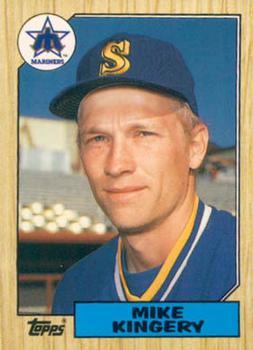 #58T Mike Kingery - Seattle Mariners - 1987 Topps Traded Baseball