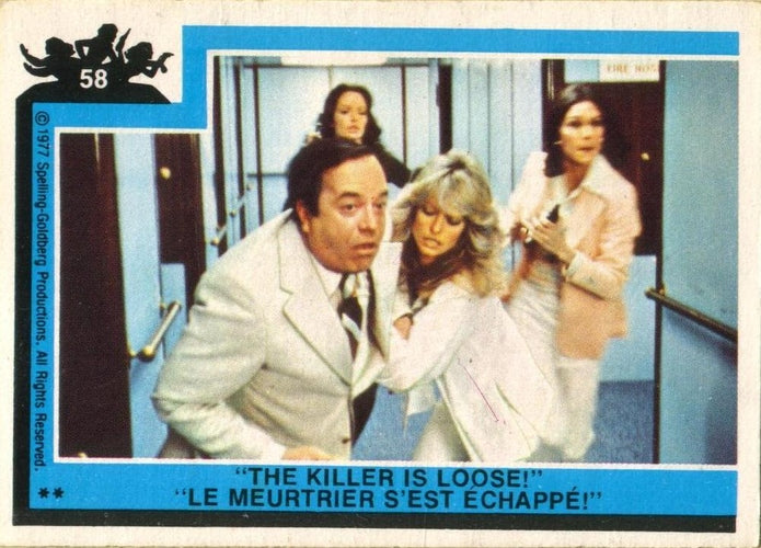 #58 The Killer is Loose! - 1977 O-Pee-Chee Charlie's Angels