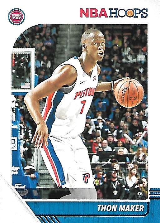 #58 Thon Maker - Detroit Pistons - 2019-20 Hoops Basketball