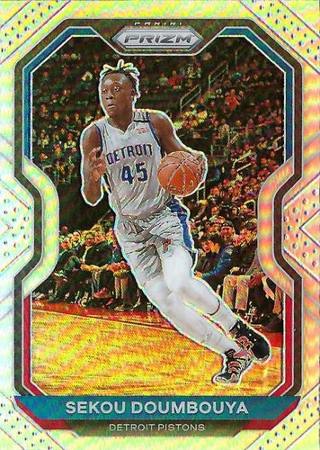 #58 Sekou Doumbouya - Detroit Pistons - 2020-21 Panini Prizm - Silver Prizms Basketball