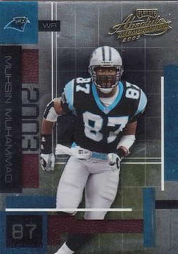 #58 Muhsin Muhammad - Carolina Panthers - 2003 Playoff Absolute Memorabilia Football