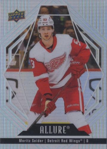 #58 Moritz Seider - Detroit Red Wings - 2022-23 Upper Deck Allure Hockey