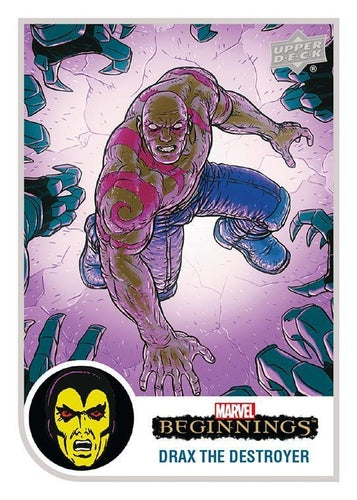 #58 Drax The Destroyer - 2022 Upper Deck Marvel Beginnings