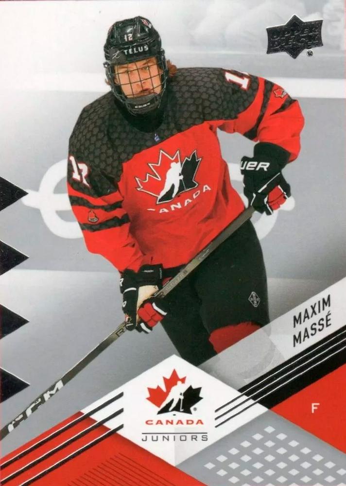 #58 Maxim Masse - Canada - 2024 Upper Deck Team Canada Juniors Hockey