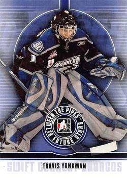 #58 Travis Yonkman - Swift Current Broncos - 2008-09 In The Game Between The Pipes Hockey