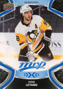 #58 Kris Letang - Pittsburgh Penguins - 2021-22 Upper Deck MVP - Blue Hockey