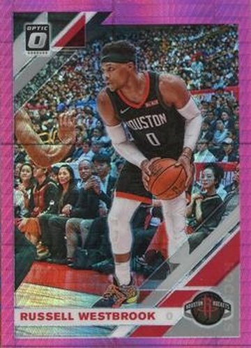 #58 Russell Westbrook - Houston Rockets - 2019-20 Donruss Optic - Hyper Pink Basketball