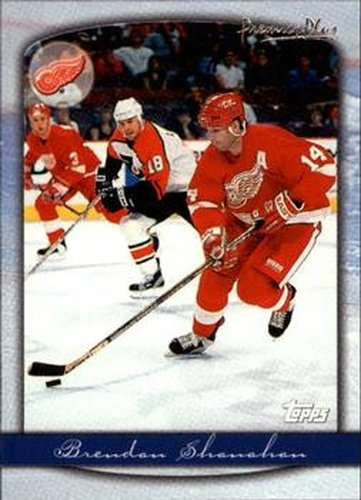 #58 Brendan Shanahan - Detroit Red Wings - 1999-00 Topps Premier Plus Hockey