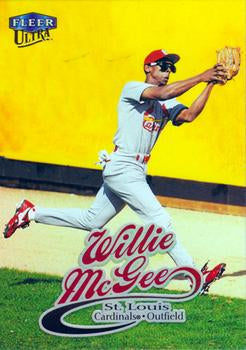 #58 Willie McGee - St. Louis Cardinals - 1999 Ultra Baseball