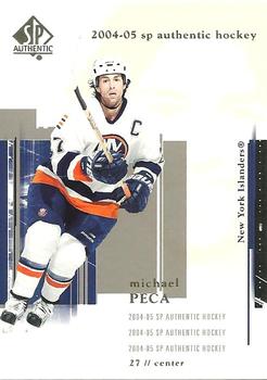 #58 Michael Peca - New York Islanders - 2004-05 SP Authentic Hockey