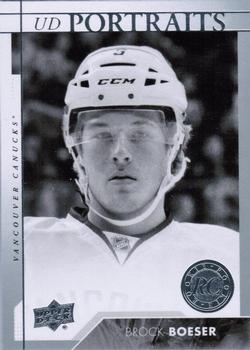 #P-58 Brock Boeser - Vancouver Canucks - 2017-18 Upper Deck - UD Portraits Hockey