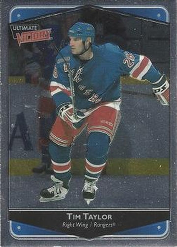 #58 Tim Taylor - New York Rangers - 1999-00 Upper Deck Ultimate Victory Hockey