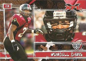 #58 Wendell Davis - San Francisco Demons - 2001 Topps XFL Football