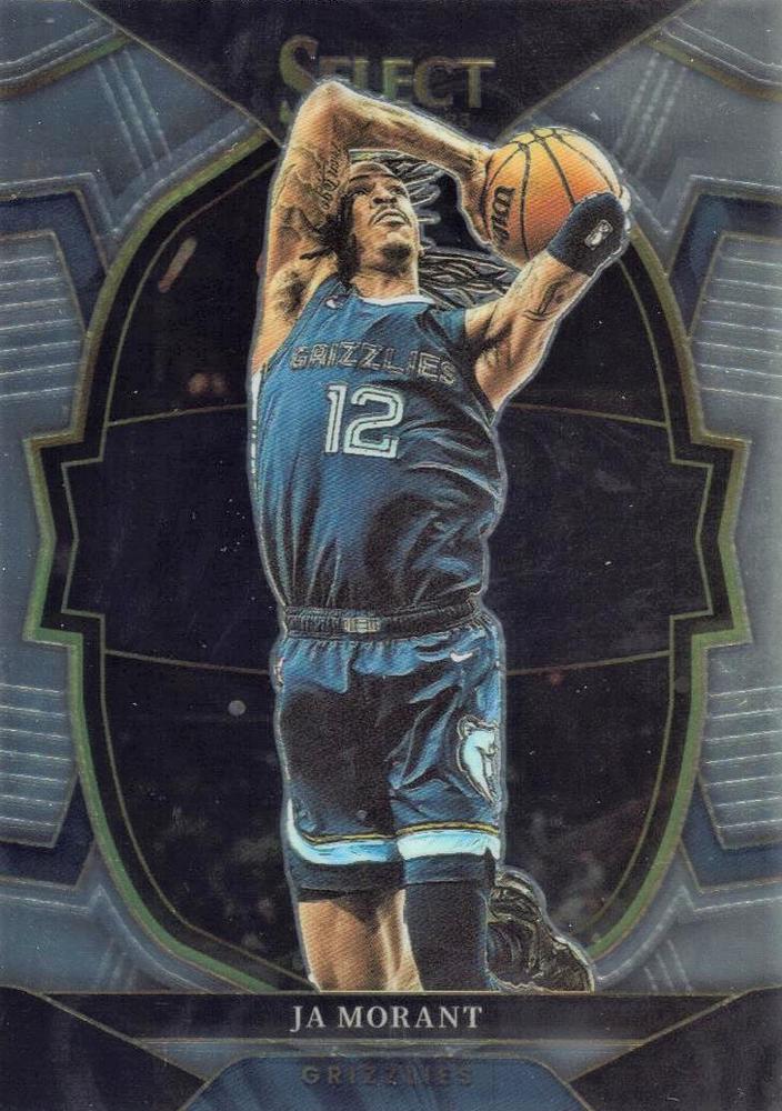 #58 Ja Morant - Memphis Grizzlies - 2022-23 Panini Select Basketball