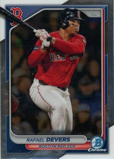 #58 Rafael Devers - Boston Red Sox - 2024 Bowman Chrome Baseball
