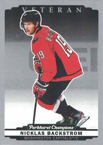 #58 Nicklas Backstrom - Washington Capitals - 2022-23 Parkhurst Champions - Silver Hockey