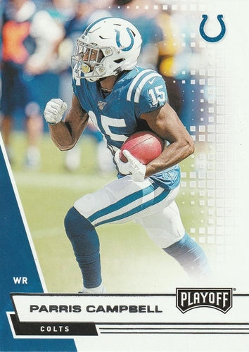 #58 Parris Campbell - Indianapolis Colts - 2020 Panini Playoff Football