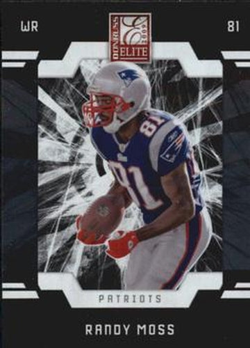 #58 Randy Moss - New England Patriots - 2009 Donruss Elite Football