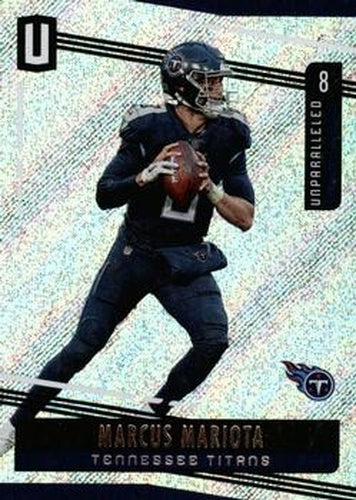 #58 Marcus Mariota - Tennessee Titans - 2019 Panini Unparalleled Football