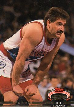 #58 Jeff Ruland - Philadelphia 76ers - 1992-93 Stadium Club Basketball