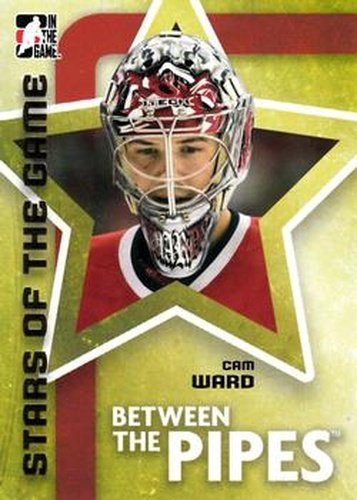 #58 Cam Ward - Carolina Hurricanes - 2006-07 In The Game Between The Pipes Hockey