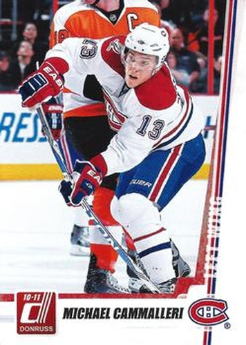 #58 Michael Cammalleri - Montreal Canadiens - 2010-11 Donruss Hockey
