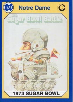 #58 1973 Sugar Bowl - Notre Dame Fighting Irish - 1990 Collegiate Collection Notre Dame Football