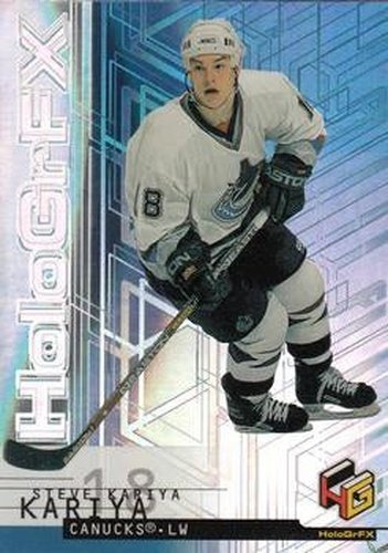 #58 Steve Kariya - Vancouver Canucks - 1999-00 Upper Deck HoloGrFX Hockey