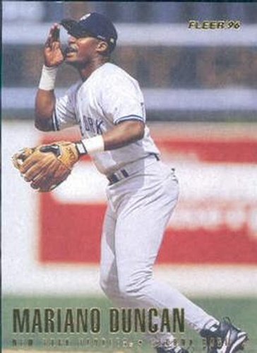 #U58 Mariano Duncan - New York Yankees - 1996 Fleer Update Baseball