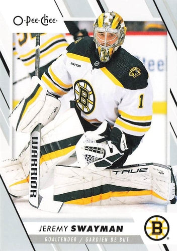 #58 Jeremy Swayman - Boston Bruins - 2023-24 O-Pee-Chee Hockey