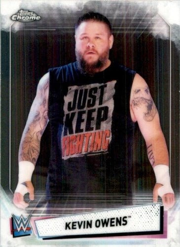 #58 Kevin Owens - 2021 Topps WWE Chrome Wrestling
