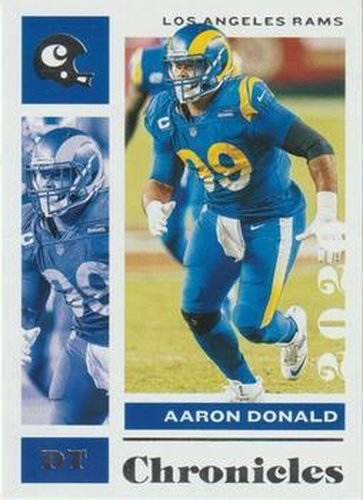 #58 Aaron Donald - Los Angeles Rams - 2020 Panini Chronicles Football