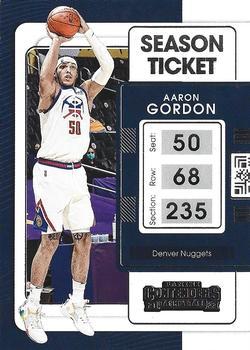 #58 Aaron Gordon - Denver Nuggets - 2021-22 Panini Contenders Basketball