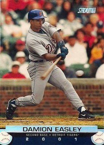 #58 Damion Easley - Detroit Tigers - 2001 Stadium Club Baseball