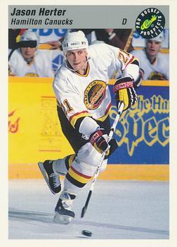 #58 Jason Herter - Hamilton Canucks - 1993 Classic Pro Prospects Hockey