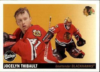 #58 Jocelyn Thibault - Chicago Blackhawks - 2002-03 Upper Deck Vintage Hockey