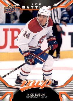 #58 Nick Suzuki - Montreal Canadiens - 2022-23 Upper Deck MVP - Ice Battles Hockey